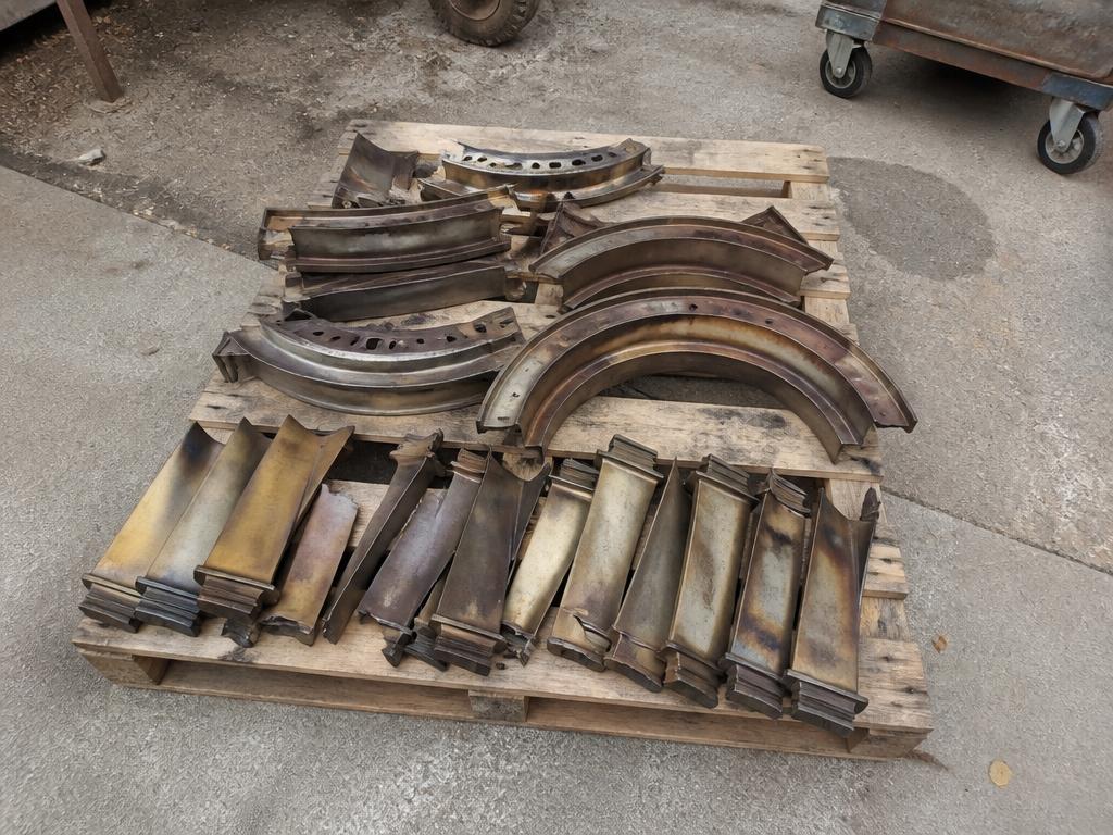 Inconel türbin ve egzoz parçası hurdaları