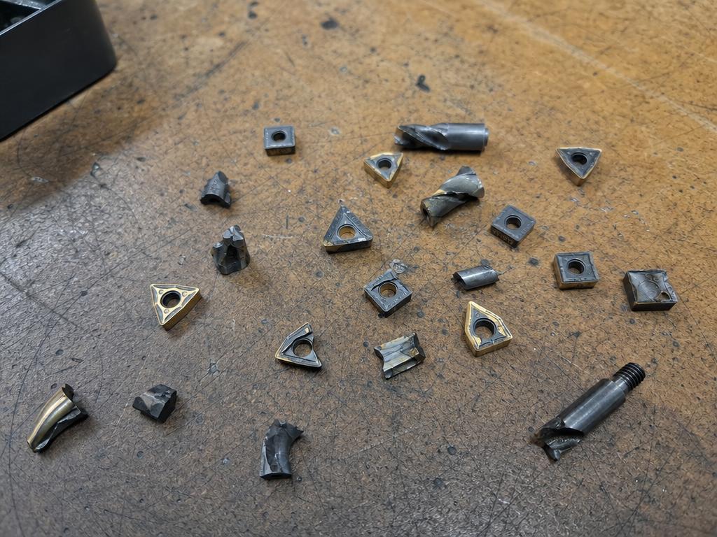 Karbür CNC insert ve kesici uç hurdaları